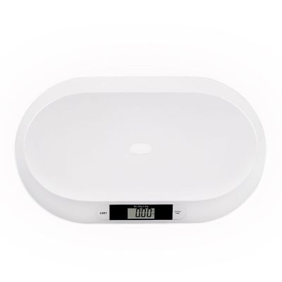 LCD Electronic Baby Scale Weight Measure LCD Screen Digital Scale for Newborn Infant 20kg Max Accurate Pets Infant Baby Scale,White
