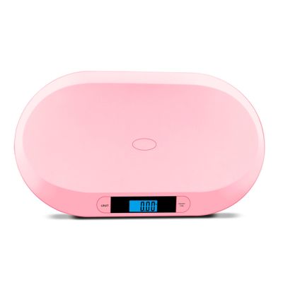 LCD Electronic Baby Scale Weight Measure LCD Screen Digital Scale for Newborn Infant 20kg Max Accurate Pets Infant Baby Scale,Pink