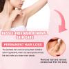 100mlSoftee Beeswax Hair Removal Mousse Beeswax Hair Removal Mousse Body Hair Removal Foam Mist for Men and Women Natural Permanent Gentle Hair Removal Mist view 3
