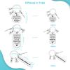 6 Pcs Dentist Keyring Dentist Appreciation Gifts Dental Hygienist Gift Dental Assistant Gift Dental Staff Gift Dental Colleague Gift Dentist Office Orthodontist Gift Thank You Gifts for Dentist view 2