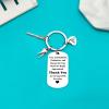6 Pcs Dentist Keyring Dentist Appreciation Gifts Dental Hygienist Gift Dental Assistant Gift Dental Staff Gift Dental Colleague Gift Dentist Office Orthodontist Gift Thank You Gifts for Dentist view 4
