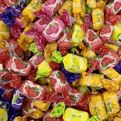 Assorted Fruit Chews XL Retro Sweet Shop Gift Jar by The Gourmet Sweet Company