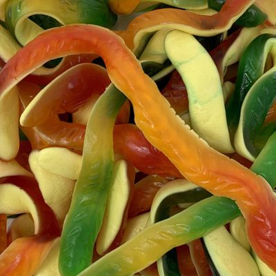 Giant Snakes XL Retro Sweet Shop Gift Jar by The Gourmet Sweet Company