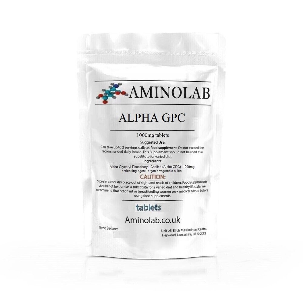Aminolab - Alpha 99% GPC 1000mg 120 Tablets