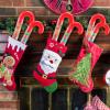 Lallisa 24 Pcs Large Christmas Candy Tubes 9.8 Inch Plastic Candy Container Clear Empty Candy Tube with Red Topper Christmas Party Supply Red Filled Holiday Stuffer Crutch Shaped for Christmas Party view 4