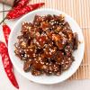 Hunan specialty sauce flavored dry tofu, super spicy dried bean curd, ready to eat delicious dried tofu 518g/bag, casual spicy gluten, latiao, spicy snacks, Chinese food (combination,2 bags) view 2