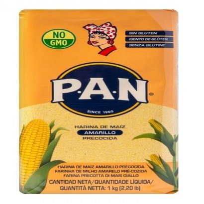 Harina PAN Pre-Cooked Yellow Maize Meal - 1kg