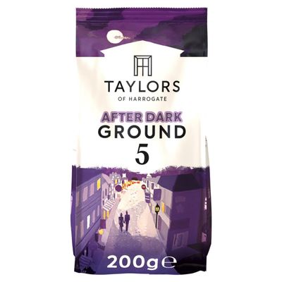 Taylors of Harrogate After Dark Ground Coffee, Roast 5, Bag of 200 g (Pack of 1)
