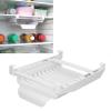 Fridge Hanging Ziplock Bag Organizer, Retractable Refrigerator Food Bag Hanging Storage Rail Rack Telescopic Ziplock Bag Storage Rack for Fridge view 3