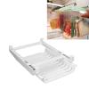 Fridge Hanging Ziplock Bag Organizer, Retractable Refrigerator Food Bag Hanging Storage Rail Rack Telescopic Ziplock Bag Storage Rack for Fridge view 4
