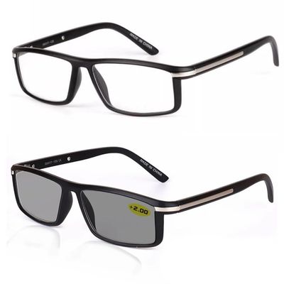 WInara Photochromic Reading Glasses, Sport Driving Sunglasses Computer Eyeglasses Anti UV400 Presbyopia Sunglasses (Color : Black, Size : +1.25)