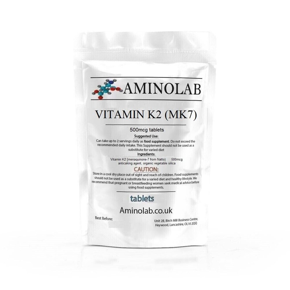 Aminolab - Vitamin K2 MK-7 500mcg 60 Tablets