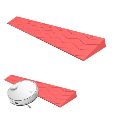 TRUNXUCL Threshold Ramps for Doorways, Wheelchair Scooter Threshold Ramp, Non-Slip Textured Surface, for Indoor or Outdoor, Bathroom, Doorways (Color : Red, Size : 100x8x2cm)