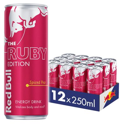 Red Bull Energy Drink Ruby Edition Spiced Pear 250ml x12