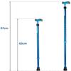 Old Man Crutch, Four Feet Aluminum Alloy Walking Stick - Men Ms Cane- Light Durable Telescopic Cane- Action Walking Aid Present view 3