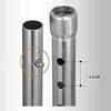 SilteD Folding Cane Crutch Elderly Non-Slip Portable DisabRetractable Lightweight Aluminum Alloy Walking Stick Present view 2