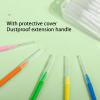 30PCS Dual-Use Interdental Brushes Soft Silicone Dental Picks Toothpicks Between Teeth Brush, Tooth Flossing Brush for Cleaning Orthodontic Wire Toothbrush 0.6MM view 4