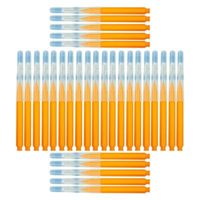 30PCS Dual-Use Interdental Brushes Soft Silicone Dental Picks Toothpicks Between Teeth Brush, Tooth Flossing Brush for Cleaning Orthodontic Wire Toothbrush 1.2-1.5MM