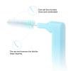 Interdental Angled Brush,Back Teeth Brush Picks,Tooth Brush Pack of 20 0.8MM view 3