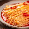 Fresh and spicy golden enoki mushroom,spicy and spicy strips, vegetable snacks, delicious snacks, Chinese specialty food, seasoned dishes, instant pickles,Relish Gifts (20 packs) view 4