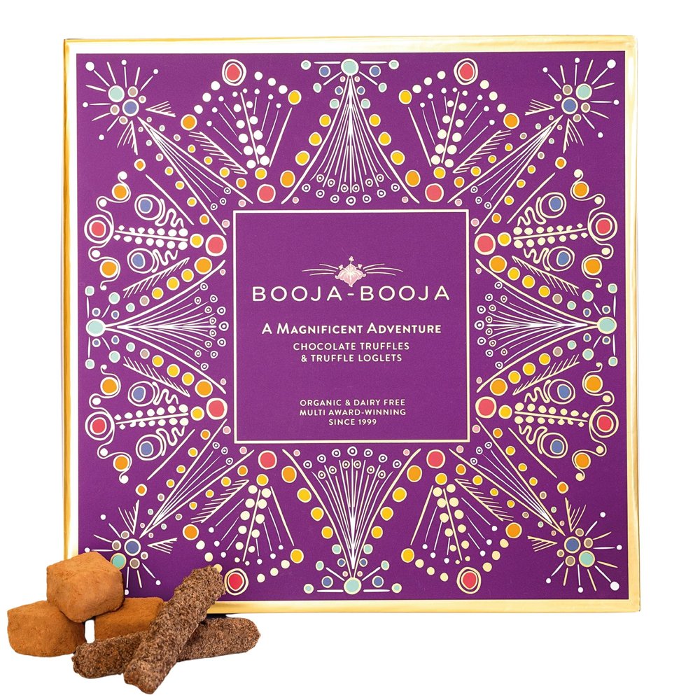 Booja - Booja, A Magnificent Adventure Luxury Gift Box | A Delicious Selection of 29 Chocolate Truffles & Truffle Loglets, 335g