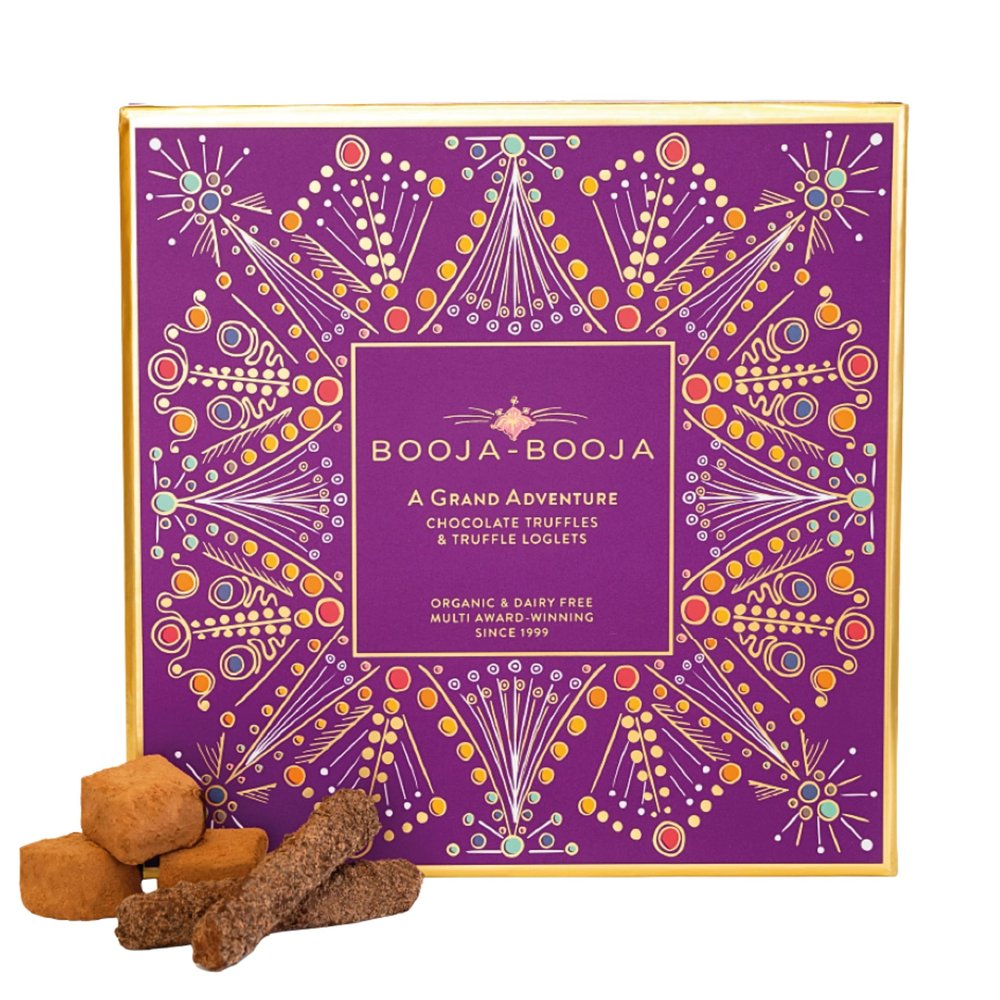 Booja - Booja, A Grand Adventure Luxury Gift Box | A Delicious Selection of 21 Chocolate Truffles & Truffle Loglets, 243g