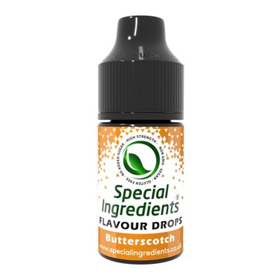 Butterscotch Flavour Drop 500ml Highly Concentrated Versatile Food Flavouring - Vegan, Non GMO, Gluten Free