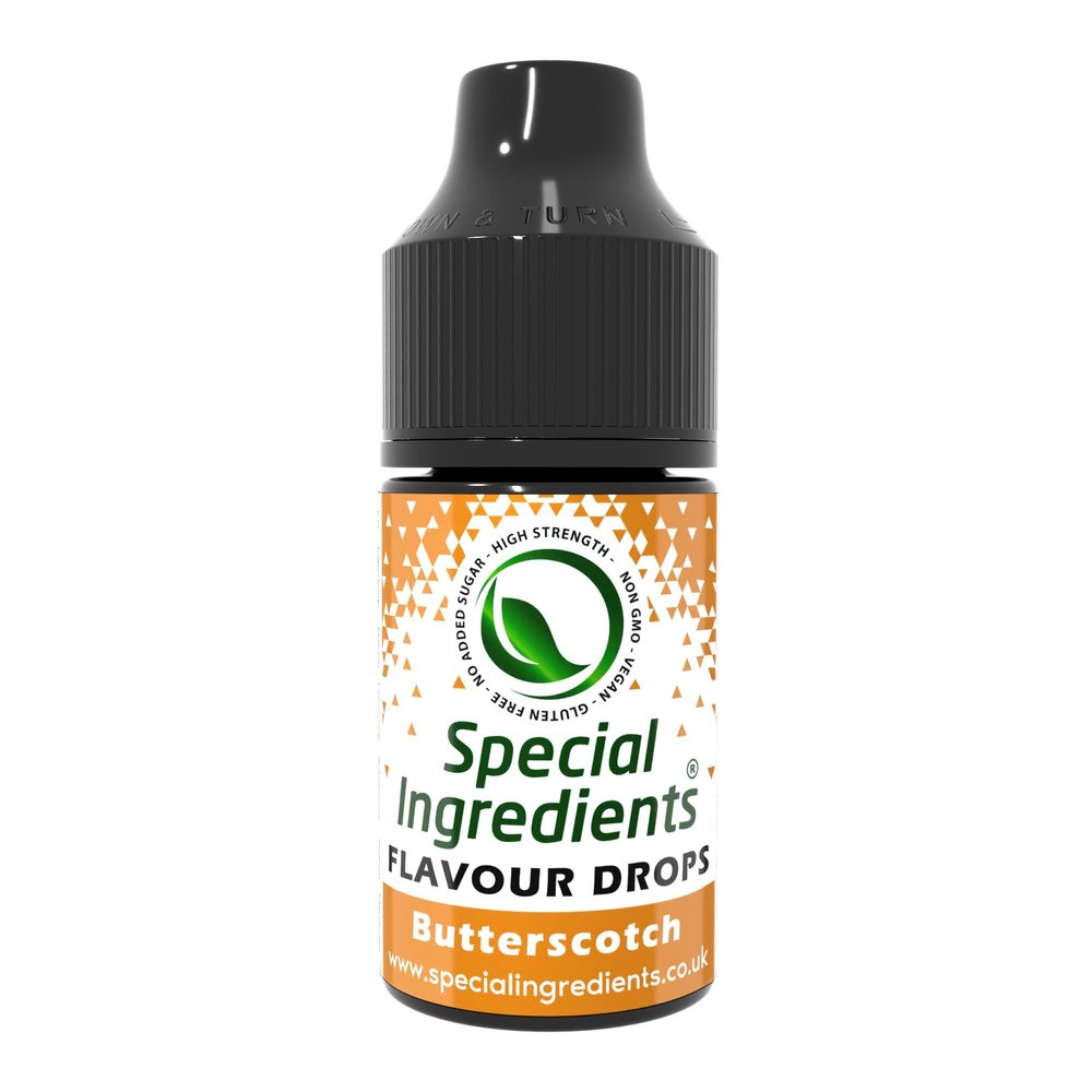 Butterscotch Flavour Drop 500ml Highly Concentrated Versatile Food Flavouring - Vegan, Non GMO, Gluten Free