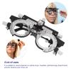 Hapivida Eye Optometry Frame, Alloy Lightweight Optical Trial Frame Adjustable PD for Visual Inspection in Optical Shops, Hospitals, Ophthalmology view 2