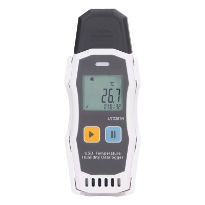 Fyearfly Humidity Temperature Meter, Digital Temperature Tester Humidity Meter Data Logger Sensor IP65 Waterproof for Home Office Weather Monitor