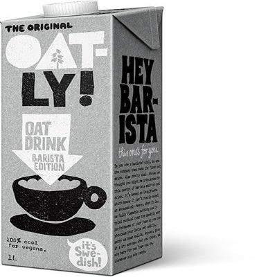 Oatly! Oat Drink Barista Edition 1L (Pack of 6) | Plant Based | Totally Vegan | Healthy Drink