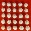 25 x Edible 3D 12mm High Detail Small Roses flowers, icing toppers, cake cupcakes decorations T004 (Ice White) view 2