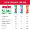 Perkier Variety Box (30 bars), Vegan, Gluten Free, Protein, Lower Sugar, Office Snacks, Healthy Snacks for Adults, Low Calorie, Halal, Breakfast Bar, High Fibre, Nut, Cereal, Gut Health, Multipack view 2