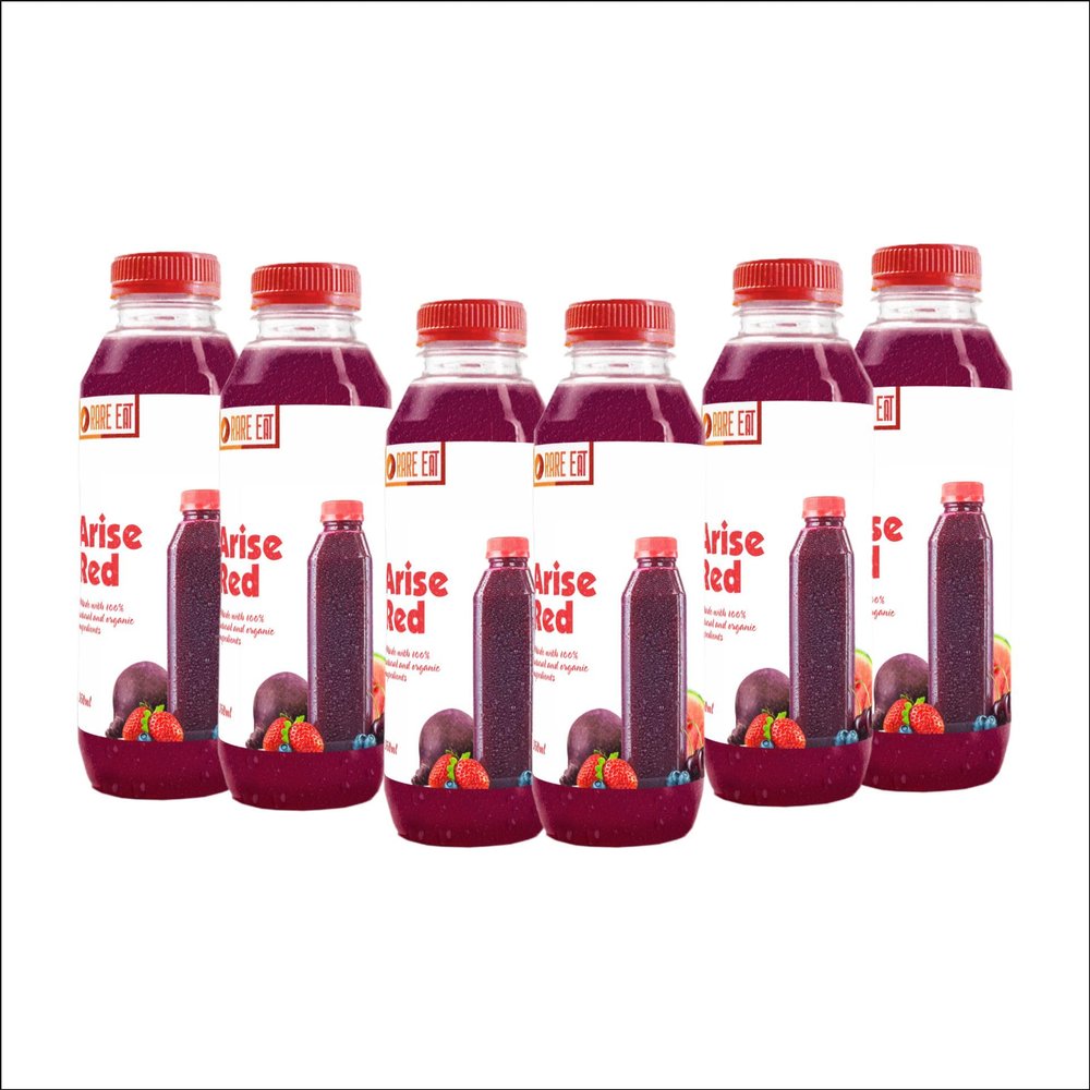 Arise Red Natural Juice| Made With Organic Ingredients| Pack Of 6