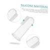 Healeved 9pcs Finger Toothbrush for Boys and Girls Boy Girl Training Teething Brush Safe Silicone Material for Milk Teeth Cleaning at Home Travel view 2