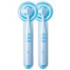 Compact Blue Kids Toothbrush, Pack of 2 Manual Toothbrush for Protect Fragile Gums, Toddler Toothbrush Ages 3-12 Ergonomic view 1
