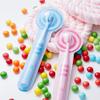 Compact Blue Kids Toothbrush, Pack of 2 Manual Toothbrush for Protect Fragile Gums, Toddler Toothbrush Ages 3-12 Ergonomic view 2