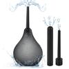 Onegreen Douche Enema kit -Silicone Reusable Enema for Constipation Douche Bulb Men Women 224ML ,2 Pcs Shower Head Attachment for Most Shower Systems ABS Waterproof (Black) view 1
