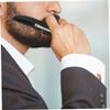 minkissy Portable Foldable Comb for Men with Fine Tooth and Keychain Oval Mirror for Travel and Beard Grooming view 4