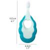 Compact Easy to Hold Toothbrush, Manual Toothbrush with Extra Soft Bristles, Toddler Toothbrush for Ages 1-6 Years Ergonomic view 2