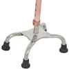 SilteD Walk Crutch - Old Man Four Feet Adjustable Crutch Lift Four-Claw Walking Stick,Bronze Present view 3