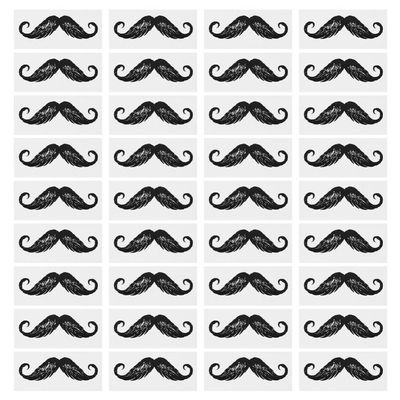 Beavorty 50pcs Nose Hair Kit Beard Stickers for Depilation Stickers Mustache Remover Hair Removal