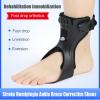 SFKLYU Foot Drop Orthosis AFO Drop Foot Brace Foot Ankle Stabilizer for Hemiplegia Stroke Shoes Walking,Left foot,S view 2