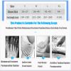 SFKLYU Foot Drop Orthosis AFO Drop Foot Brace Foot Ankle Stabilizer for Hemiplegia Stroke Shoes Walking,Left foot,S view 3