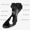 SFKLYU Foot Drop Orthosis AFO Drop Foot Brace Foot Ankle Stabilizer for Hemiplegia Stroke Shoes Walking,Left foot,S view 4