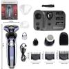 Electric Razor for Men, 4 in 1 Rotary Men Shaver Beard Trimmer, Electric Shaver Waterproof USB Fast Charging, Cordless Beard, Nose, Hair Trimmer, Men Electric Razor Best Gift for Dad, Boyfriend view 2