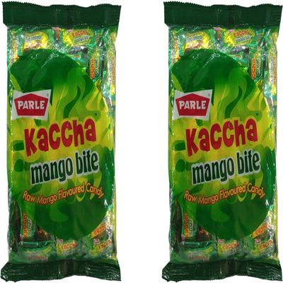 Parle Biscuits, Chocolates & Juices - Combination of Taste - Crispy & Crunchy Tea Time Snack & Drinks - Anytime & Anywhere Treat - Delicious Cracker Snacks for Kids (Kaccha Mango Bite 291g_P2)