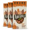 Raw Gorilla Keto Peanut Butter Chocolate Granola 3 Pack of 250g | Low Sugar, Vegan, No Added Sugar, Low Carb 4g Net Carbs, Plant Based Breakfast Cereal with Activated Nuts, Grain & Gluten Free view 1