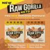 Raw Gorilla Keto Peanut Butter Chocolate Granola 3 Pack of 250g | Low Sugar, Vegan, No Added Sugar, Low Carb 4g Net Carbs, Plant Based Breakfast Cereal with Activated Nuts, Grain & Gluten Free view 2