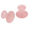 1pc Natural Rose Quartz Stone Gua Sha Tool Mushroom Jade Roller Scraping Board Facial Neck Body Eye Massage Slimming Lift view 1